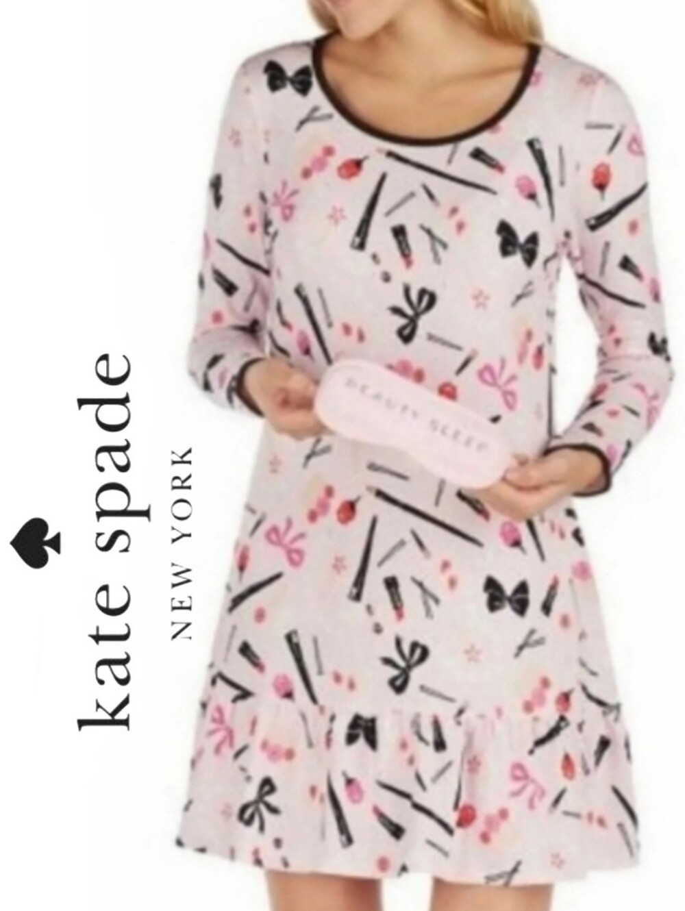 NWOT Kate Spade Dream a Little Dream Pink Multi Nightgown